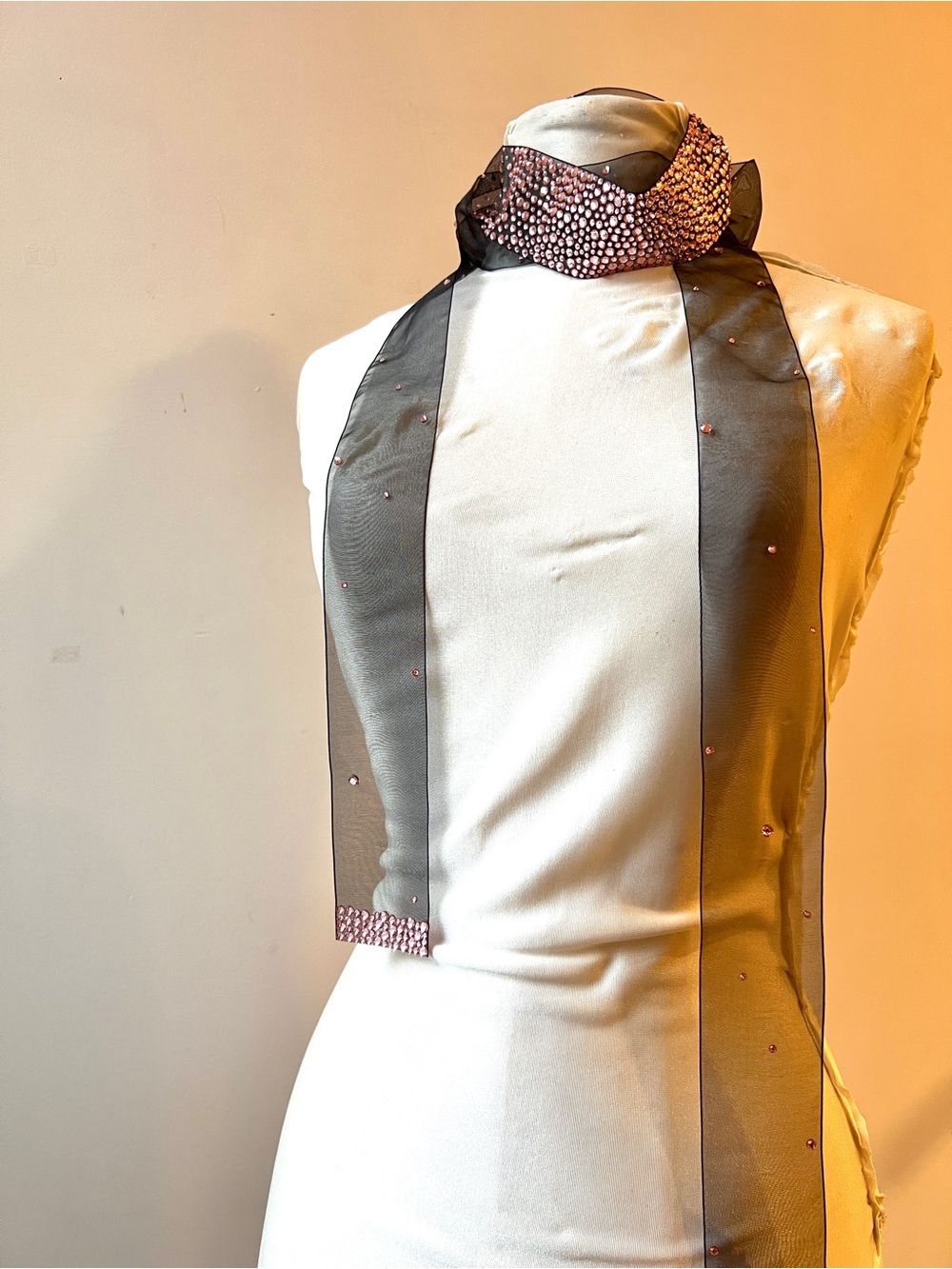 sash belts, necklace, or cancer crystals, jewels  extra long